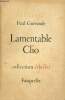 "Lamentable Clio (Collection ""Libelles"")". Guérande Paul
