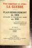 Pour suppirmer ce crime : la guerre - Plan Henri-Demont de 1908 développé et proposé aux alliés en 1918. Collectif