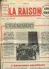 "La Raison - Libre Pensée, 15e année, n°176 (mai 1973) : L'Université manifeste / Trois départements hors-la-loi / Le but et la méthode / Entre les ...