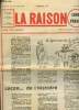 La Raison - Libre Pensée, 15e année, n°176 (avril 1973) : Le plus vieux code du monde / Les derniers écrits de l'abbé Turmel ? / Réflexions sur une ...