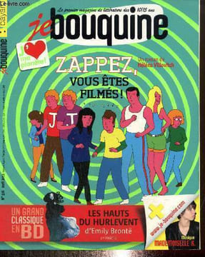 Je Bouquine, n°326 (avril 2011) : Zappez, vous êtes filmés ! (Héléna Villovitch) / BD : 4 soeurs (Malika Ferdjoukh) / Tous écrivains, Adoportraits / ...