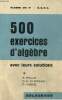 500 exercices d'algèbre - Classe de 3e - B.E.P.C.. Polle R., Clopeau G.-H., Vissio P.
