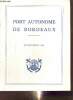 Port autonome de Bordeaux - Statistiques 1968. Collectif