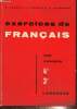 Exercices de Français - Cycle d'orientation 4e, 3e. Lagane R., Dubois J., Jouannon G.