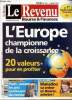 Le Revenu : Bourse & Finances, n°582 (13 juillet 2000) : L'Europe championne de la croissance / Wanadoo entre en Bourse / Boom mondial pour les ...