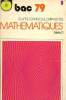 "Bac 79 - Sujets corrigés & commentés Mathématiques - Série D (Collection ""Feu Vert"", n°9, série ""R.A.S."")". Collectif
