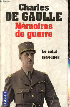 "Mémoires de guerre, tome III : Le Salut, 1944-1946 (Collection ""Pocket"", n°2002)". de Gaulle Charles