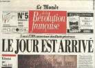 Le Monde de la Révolution Française, n°5 (mai 1989) : La Révolution des Etats Généraux (André Damien) / Sculpter la Révolution (Guilhem Scherf) / ...