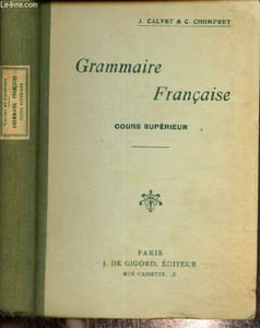 Grammaire française - Cours supérieur