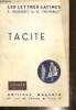 "Tacite (chapitre XXII des ""Lettres Latines"")". Morisset R., Thevenot G.