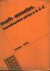Math Annales - baccalauréat séries A-B-D-D'. Collectif