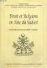 Droit et Religions en Asie du Sud-Est. Crouzatier Jean-Marie & Collectif