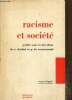 "Racisme et société (Collection ""Texte à l'appui"")". Duchet C., de Comarmond P.
