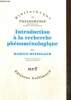 "Introduction à la recherche phénoménologique (Collection ""Bibliothèque de Philosophie"")". Heidegger Martin