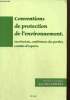 Conventions de protection de l'environnement - Secrétariats, conférences de parties, comités d'experts. Lavieille Jean-Marc