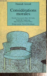 "Considérations morales, précédé d'un essai de Mary MacCarthy (Collection ""Petite Bibliothèque"", n°181)"