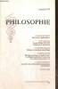 Philosophie, n°80 (1er décembre 2003) : Patience et inquiétude selon Hegel (Philippe Grosos) / Qui dans ses poings a recueilli le vent ? (Martin ...