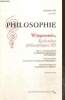 Philosophie, n°86 (été 2005) : Wittgenstein, Recherches philosophiques (II). Calori François, Pradelle Dominique & Collectif