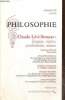 "Philosophie, n°98 (été 2008) - Claude Lévi-Strauss : langage, signes, symbolisme, nature - La condition symbolique (Patrice Maniglier) / Les ...