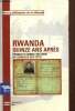 Revue d'Histoire de la Shoah, n°190 (janvier/juin 2009) : Rwanda, quinze ans après - Penser et écrire l'histoire du génocide des Tutsi. Bensoussan ...