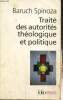 "Traité des autorités théologique et politique (Collection ""Folio Essais"", n°242)". Spinoza Baruch