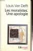 "Les moralistes. Une apologie (Collection ""Folio Essais"", n°499)". Van Delft Louis