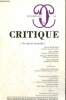 "Critique, n°761 (octobre 2010) - ""Le sacré revisité"" - Un autre concept de Dieu (Olivier Boulnois) / Taubes et le huitième jour (Marc Lebiez) / ...