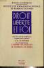 Droit, liberté et foi. Lustiger J.M. & Collectif