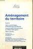 "Aménagement du territoire (Collection ""Conseil d'Analyse Economique"", n°31)". Collectif