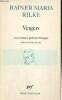 Vergers, suivis d'autres poèmes français. Rilke Rainer Maria