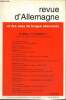 Revue d'Allemagne, tome 36, n°1 (janvier-mars 2004) - Le Rhin, un modèle ? - Le Rhin et sa dimension culturelle (Helmut Böhme) / Le Rhin entre ...
