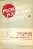 "Problèmes politiques et sociaux, n°603 (mars 1989) - Bouddhisme et politique en Asie orientale - Sri Lanka, des ""moines politisés"" / Thaïlande, ...