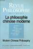 "Revue internationale de philosophie, n°2-2005 (avril 2005) - La philosophie chinoise moderne / Modern Chinese Philosophy : De la ""traduction ...