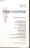Philosophie, n°131 (septembre 2016) - Etudes husserliennes - Monde humain, monde animal, monde préhistorique (Edmund Husserl) / Husserl et la ...