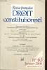 Revue française de droit constitutionnel, n°65 (janvier 2006) : La notion de Constitution chez Aristote (Jean-Charles Jobart) / L'identité de la ...