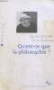 "Qu'est-ce que la philosophie ? (Collection ""Reprise"", n°13)". Deleuze Gilles, Guattari Félix