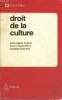 Droit de la culture. Pontier J.-M., Ricci J.-C., Bourdon Jacques