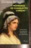 Mémoires de Charlotte Corday, écrits dans les jours qui précédèrent son exécution. Decours Catherine