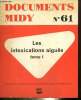 Documents Midy, n°61 et 62 : Les intoxications aiguës, tome I et II (2 volumes). Collectif
