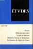 Etudes, tome 365, vol. 4 (octobre 1986) : De l'alternance à la cohabitation (Antoine de Tarlé) / Picasso à corps perdus (Henri Yéru) / Michel de ...