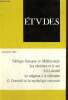 Etudes, tome 367, vol. 3 (septembre 1987) : Papandreou, un chef charismatique (Tassos Anastassiadis) / Le religieux à la télévision (Jacques-Yves ...