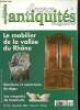 France Antiquités, n°155 (novembre 2003) : Le mobilier de la vallée du Rhône / Les garnitures de siège / Louis Fontinelle / Un fauteuil Voltaire à ...