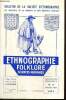 Ethnographie, folklore, sciences humaines, n°3 (octobre 1963) : Sur un gala de folklore (M. Chabernaud) / Le puits à balancier en Limousin (Maurice ...