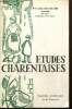 Etudes charentaises, n°11 (javnier, février, mars 1968) : Les débuts d'un révolutionnaire charentais (A. Berland) / Culture d'autrefois, le mil ou le ...