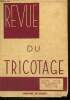 Revue du tricotage, n°1 (15 janvier 1936). Collectif