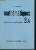 Mathématiques - Classe de seconde A.. Pochard Henri