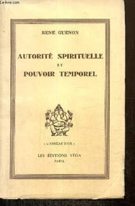 Autorité spirituelle et pouvoir temporel