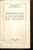 Introduction à la lecture de Proust. Guichard Léon