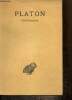 OEuvres complètes, tome III, 1ère partie : Protagoras. Platon