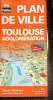 Carte - Toulouse, agglomération : plan de ville, avec plan détaillé du centre-ville. Collectif